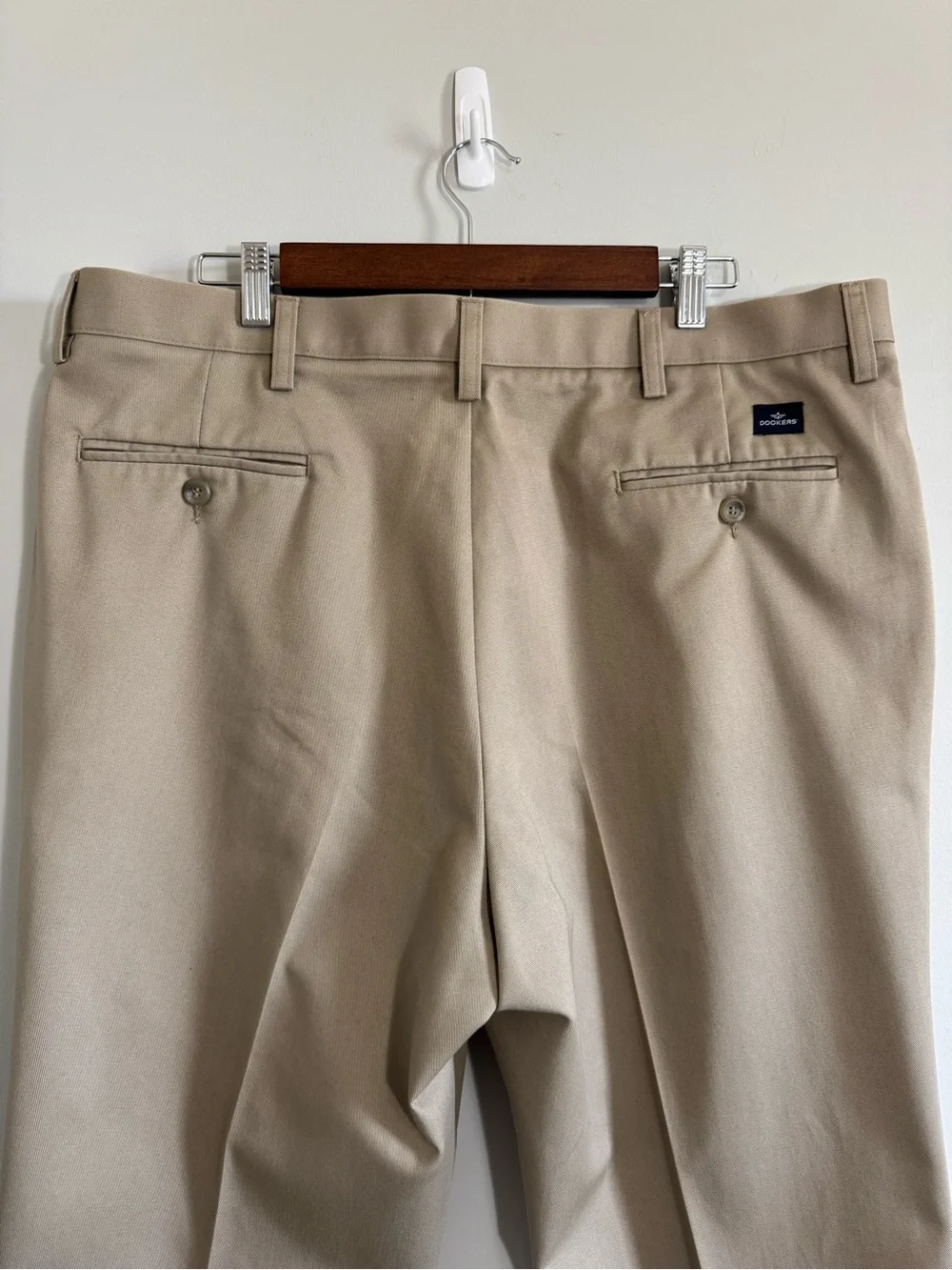 Docker’s Flat Front Classic Fit Men’s  Khaki Dress Pants - Size 40x29